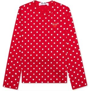 Comme des Garcons PLAY Women's Polka Dot Top